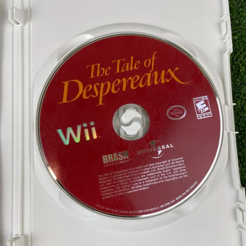 Tale of Despereaux Nintendo Wii 2008 Complete Tested